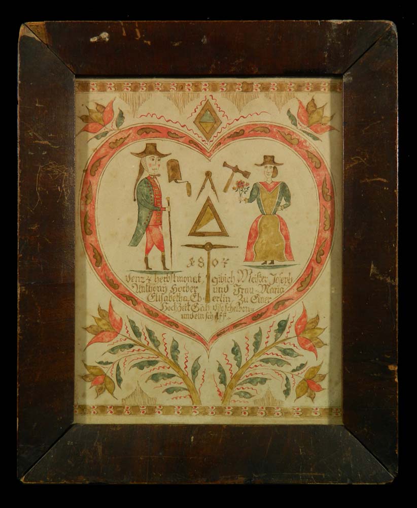 PA Dutch Masonic Fraktur – East Coast Fine Arts LLC